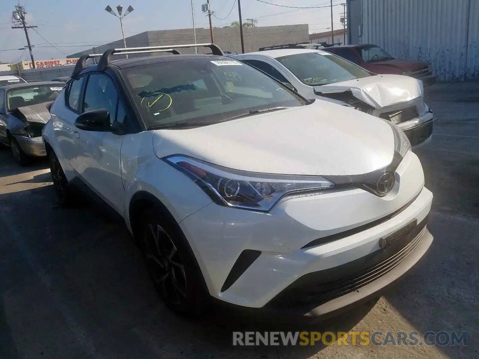 1 Photograph of a damaged car JTNKHMBX8K1030598 TOYOTA C-HR 2019