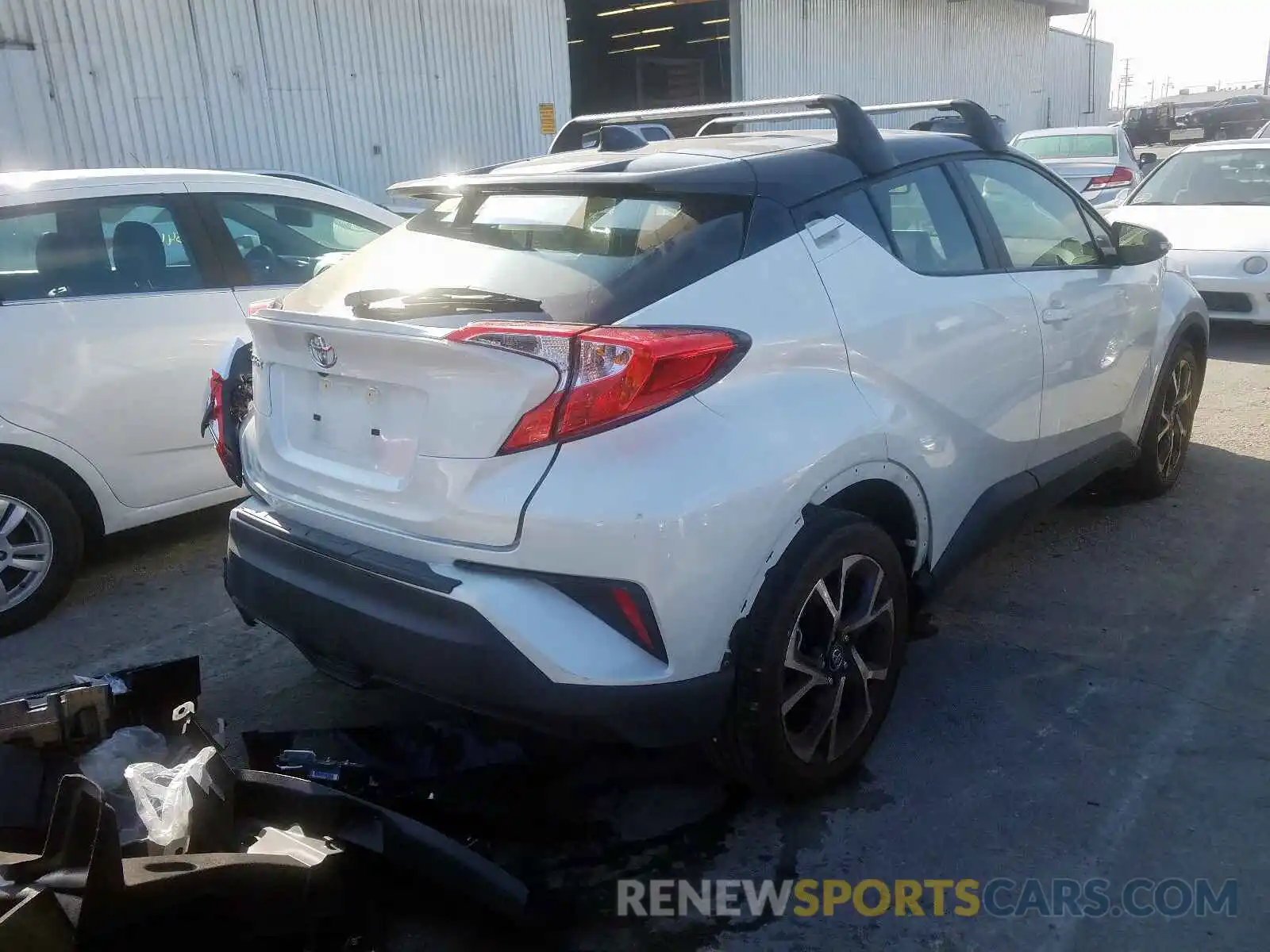 4 Photograph of a damaged car JTNKHMBX8K1030598 TOYOTA C-HR 2019