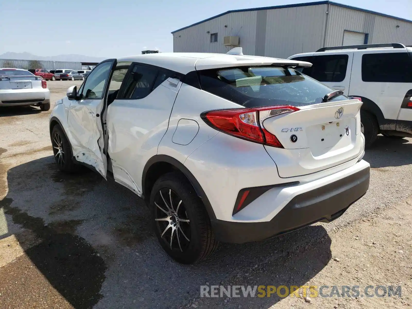 3 Photograph of a damaged car JTNKHMBX8K1030620 TOYOTA C-HR 2019