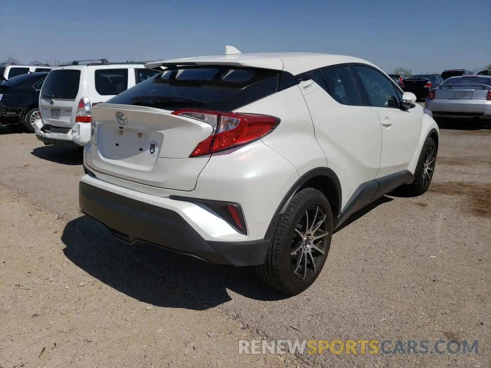 4 Photograph of a damaged car JTNKHMBX8K1030620 TOYOTA C-HR 2019