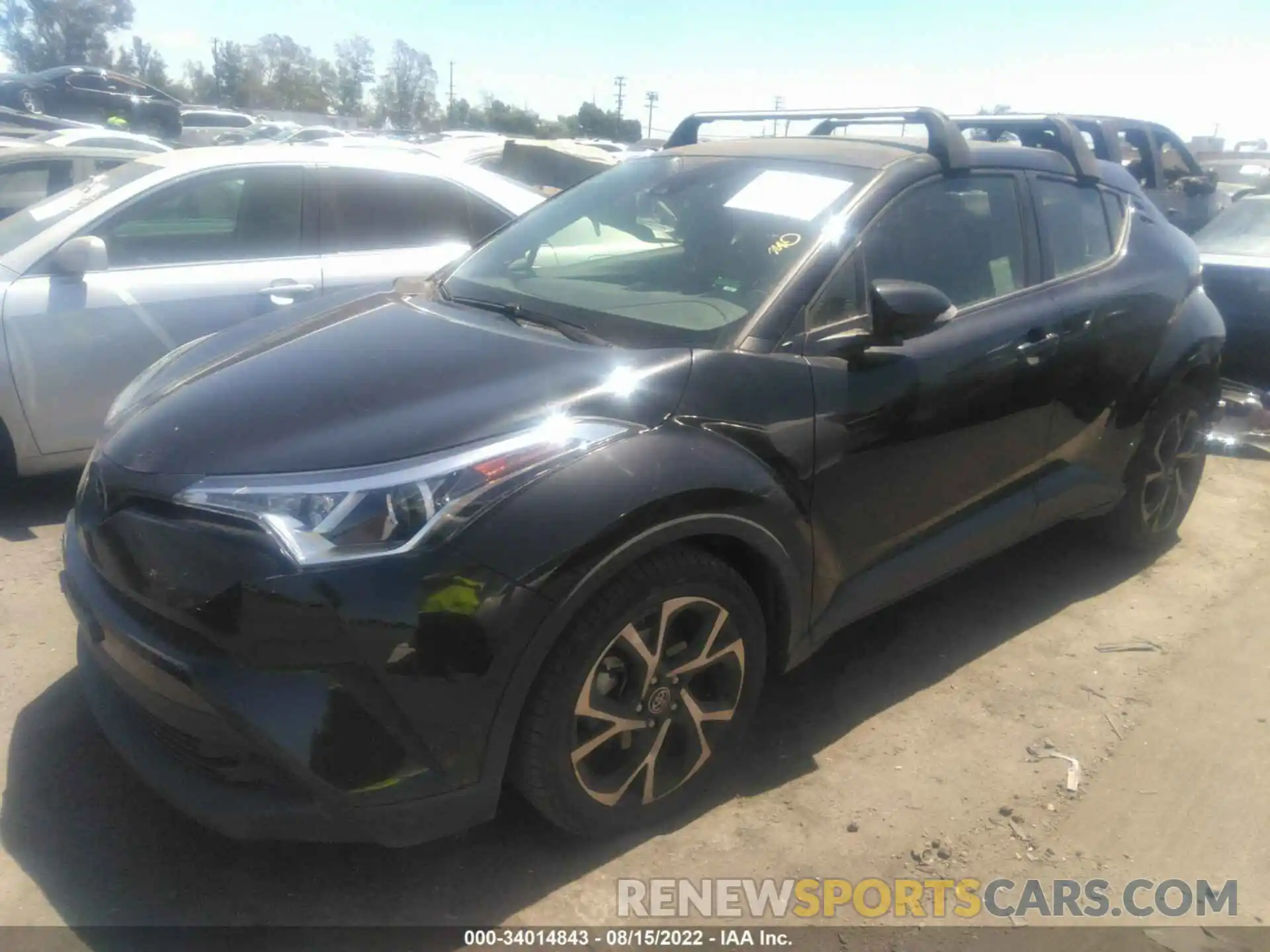 2 Photograph of a damaged car JTNKHMBX8K1032013 TOYOTA C-HR 2019