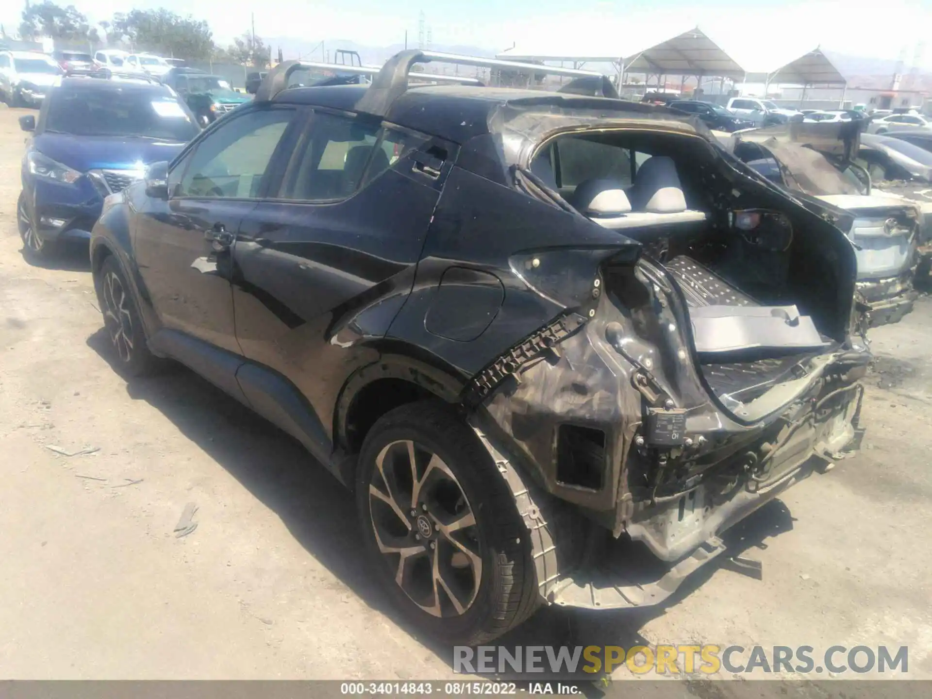 3 Photograph of a damaged car JTNKHMBX8K1032013 TOYOTA C-HR 2019