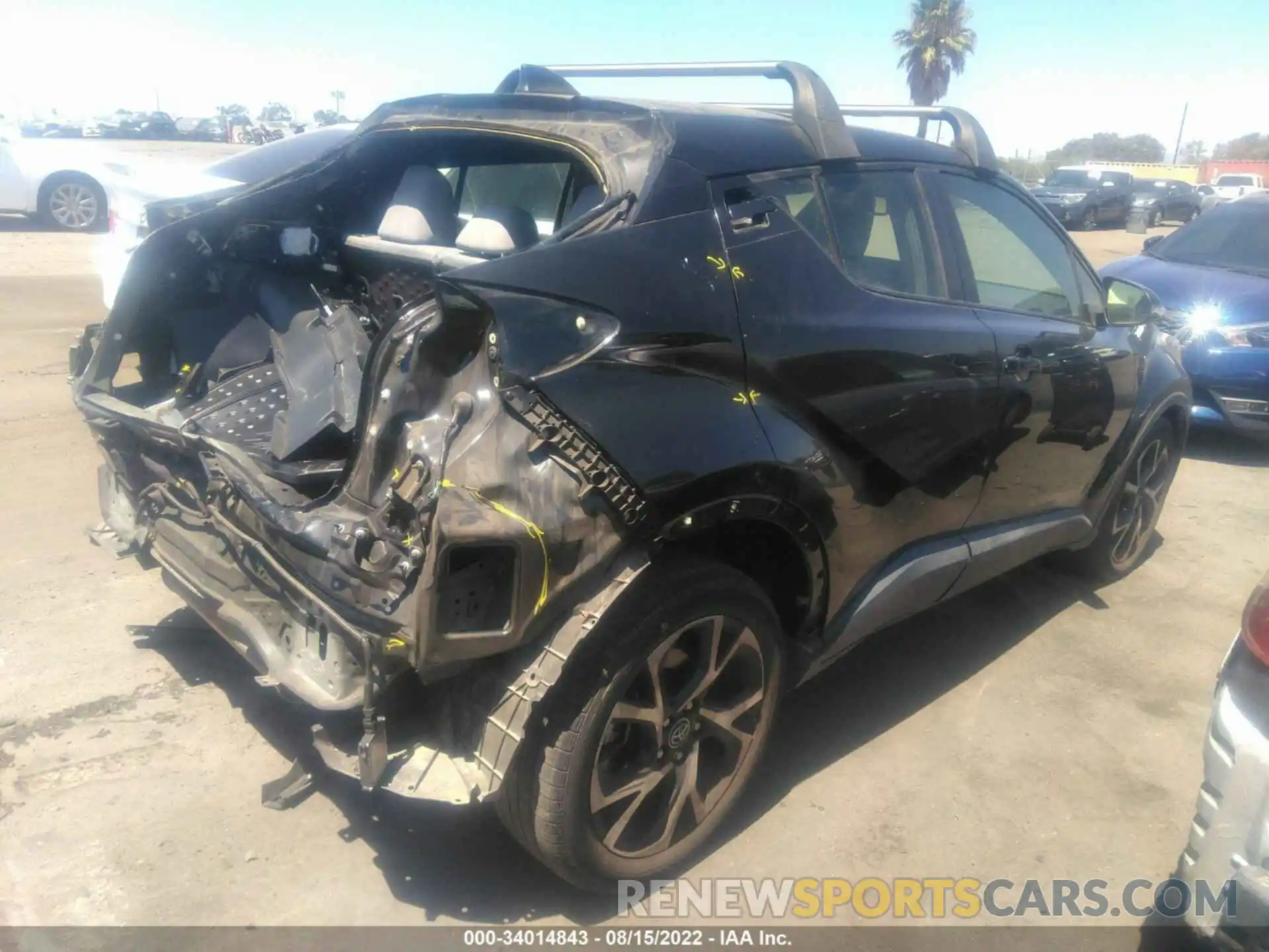 4 Photograph of a damaged car JTNKHMBX8K1032013 TOYOTA C-HR 2019