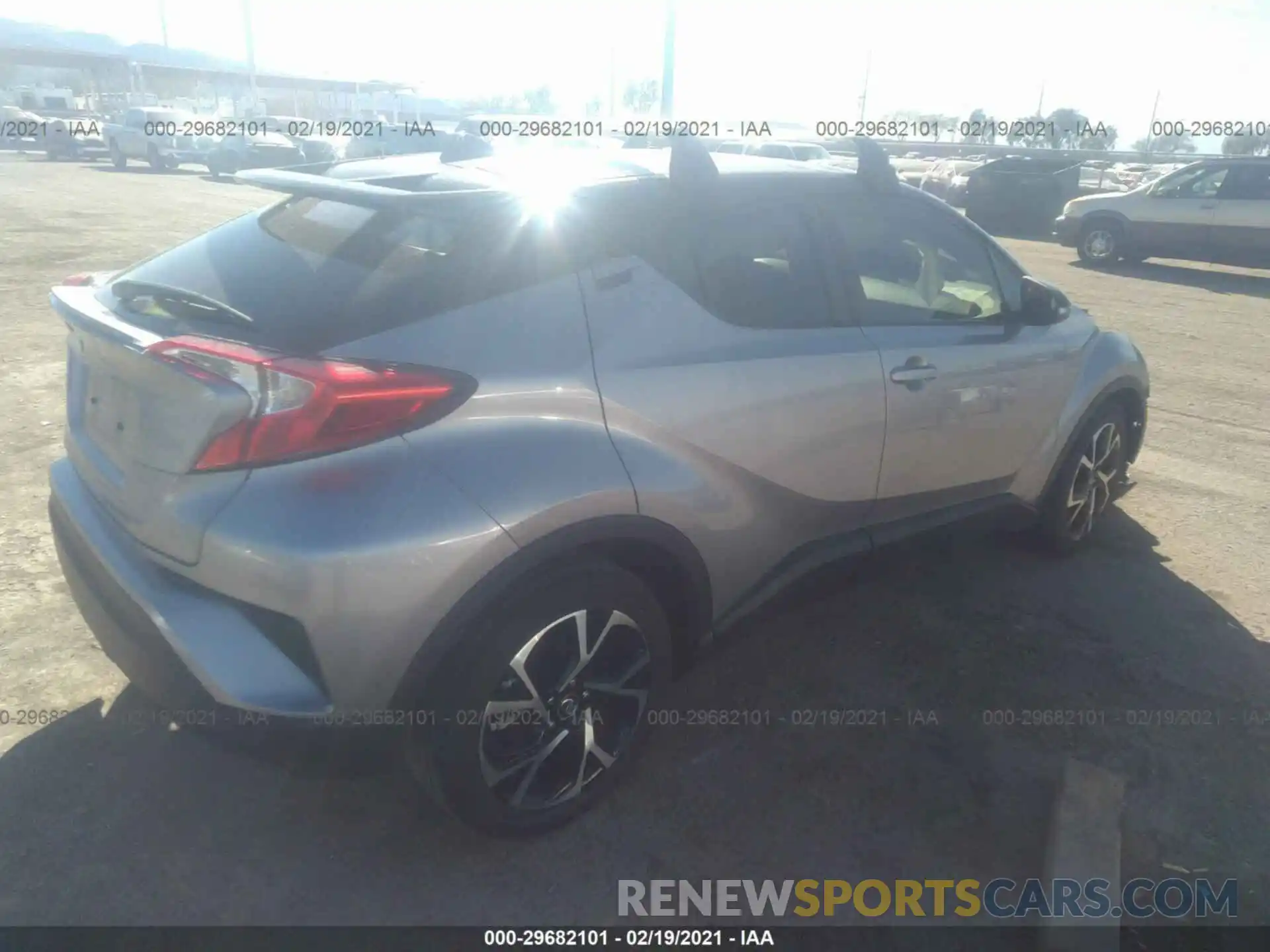 4 Photograph of a damaged car JTNKHMBX8K1032495 TOYOTA C-HR 2019