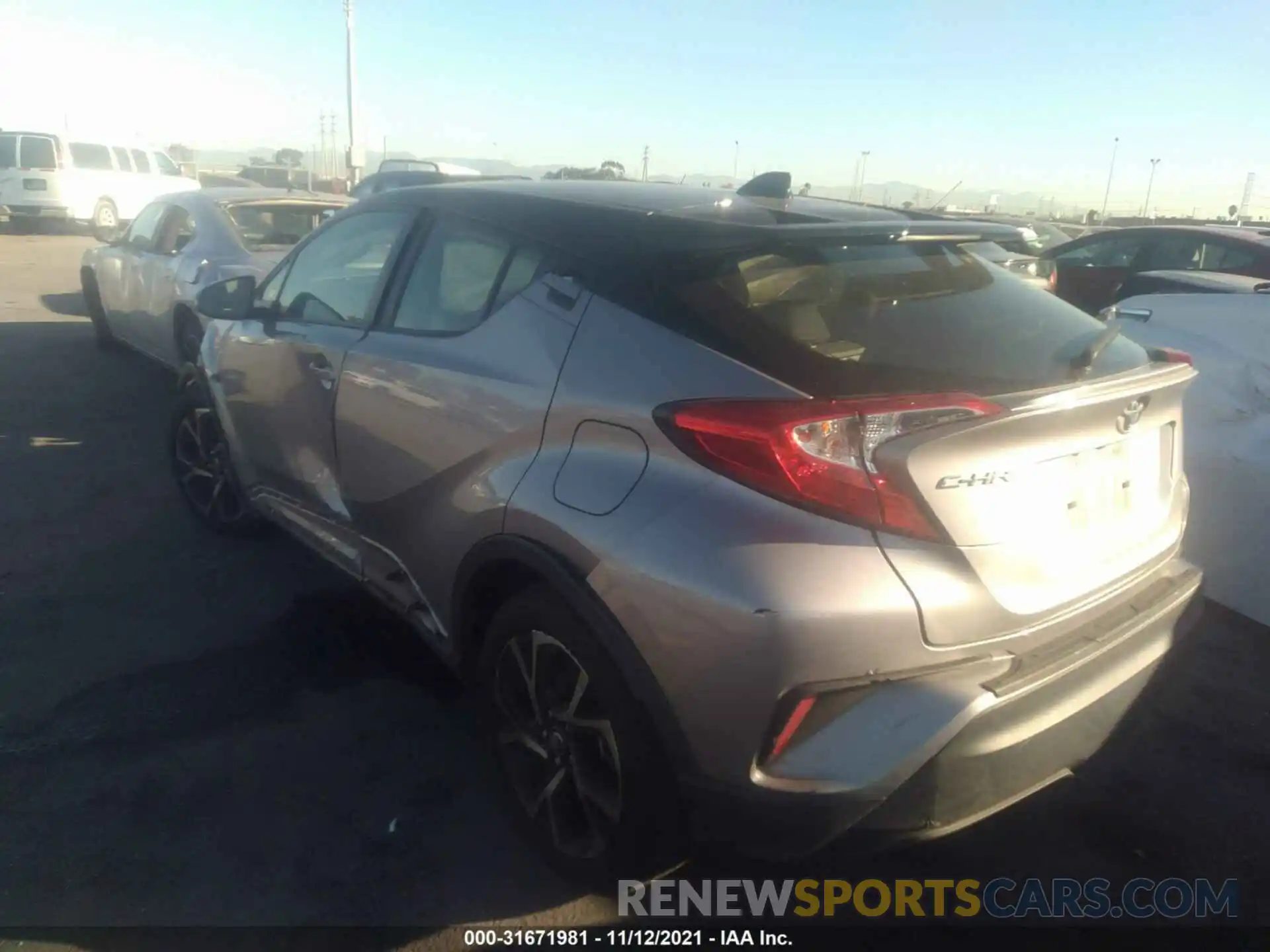 3 Photograph of a damaged car JTNKHMBX8K1033422 TOYOTA C-HR 2019