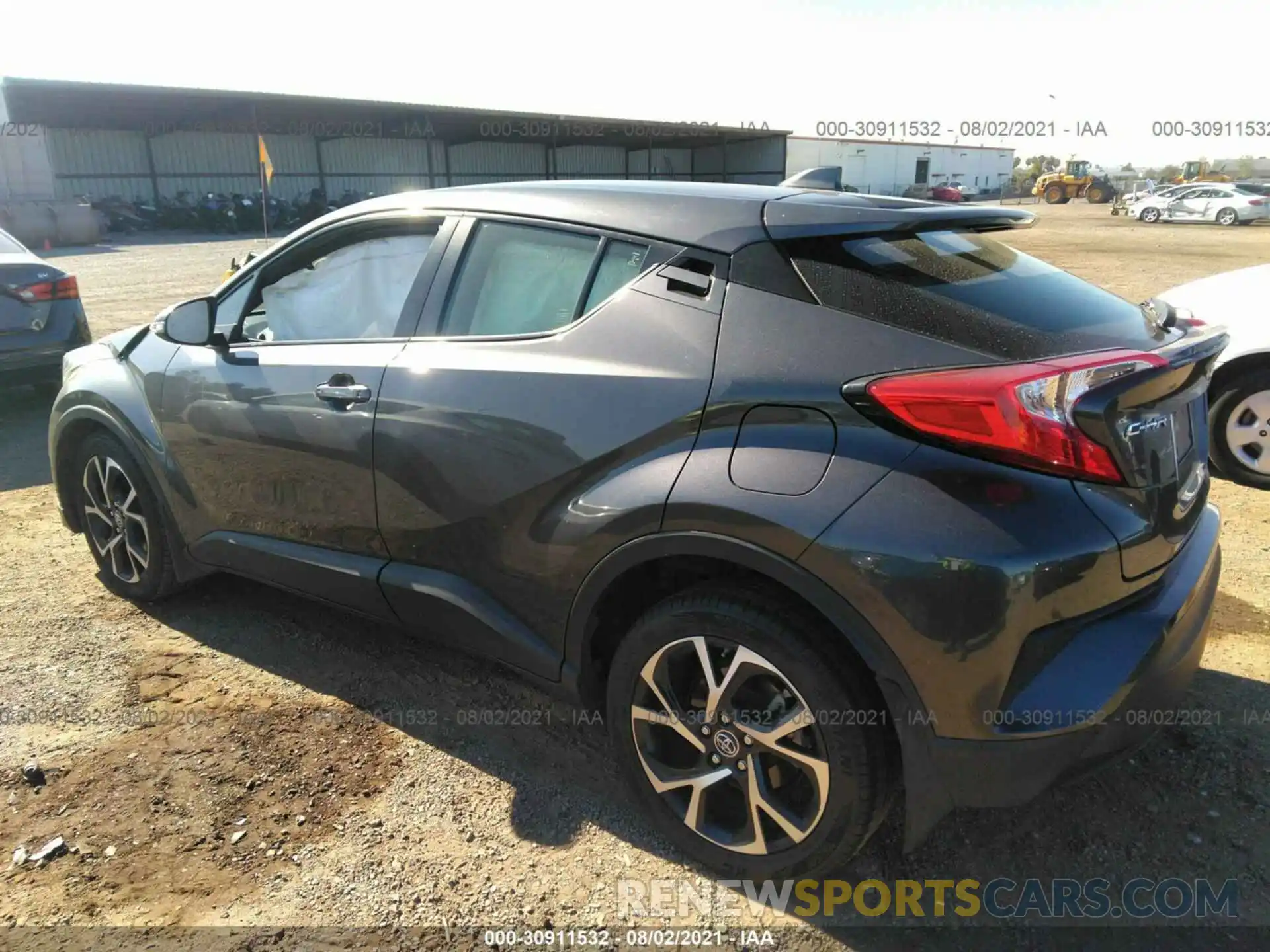 3 Photograph of a damaged car JTNKHMBX8K1034165 TOYOTA C-HR 2019