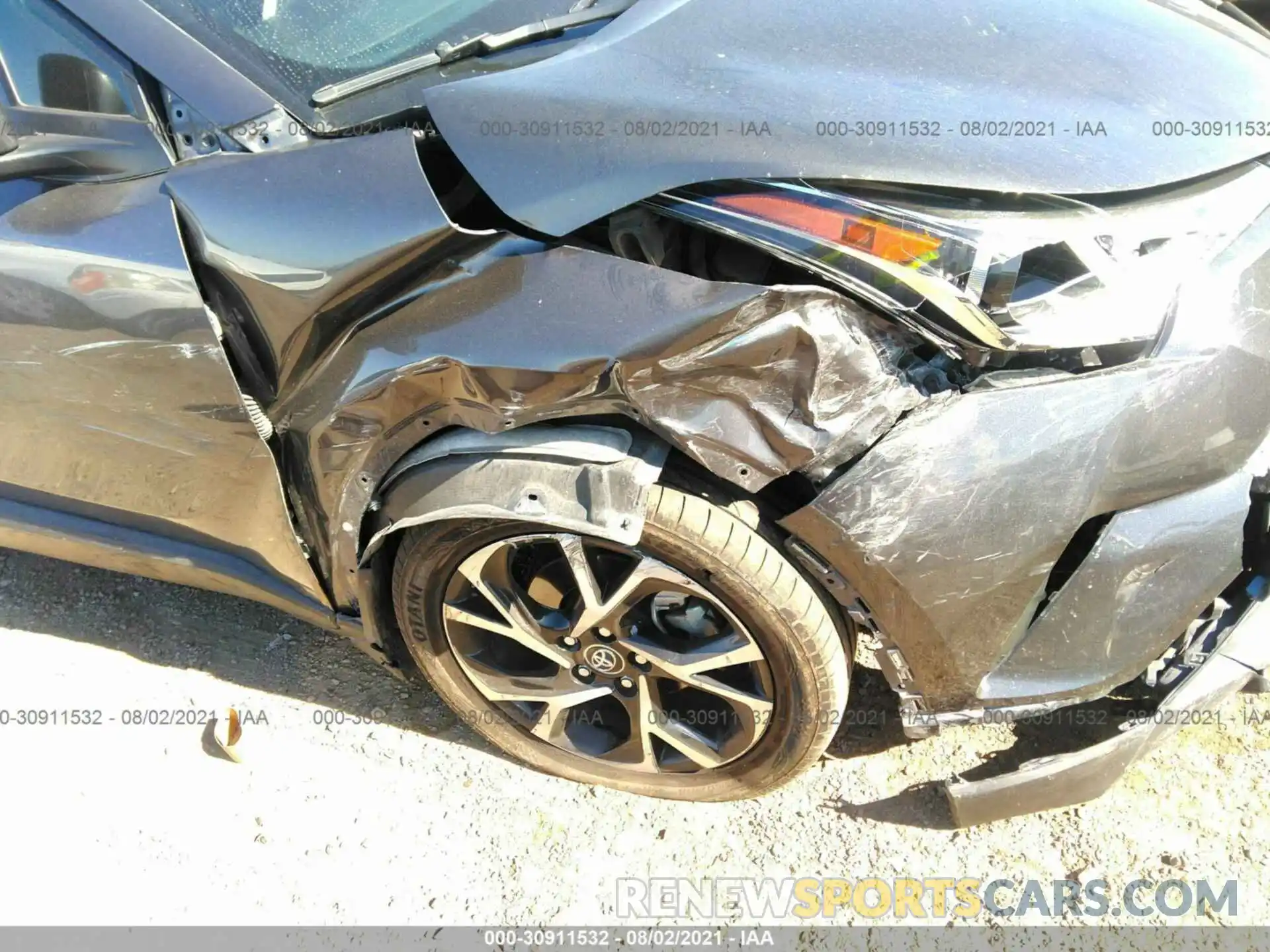 6 Photograph of a damaged car JTNKHMBX8K1034165 TOYOTA C-HR 2019