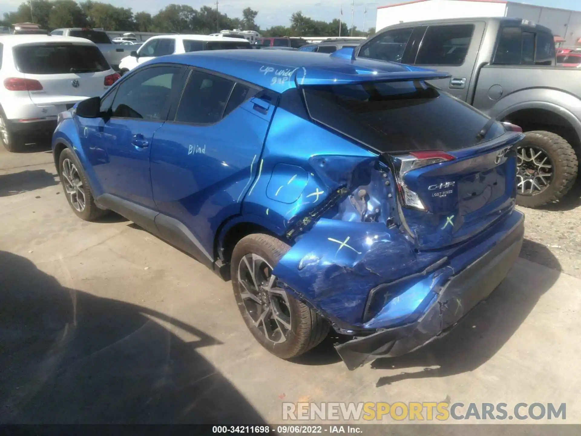 6 Photograph of a damaged car JTNKHMBX8K1034389 TOYOTA C-HR 2019