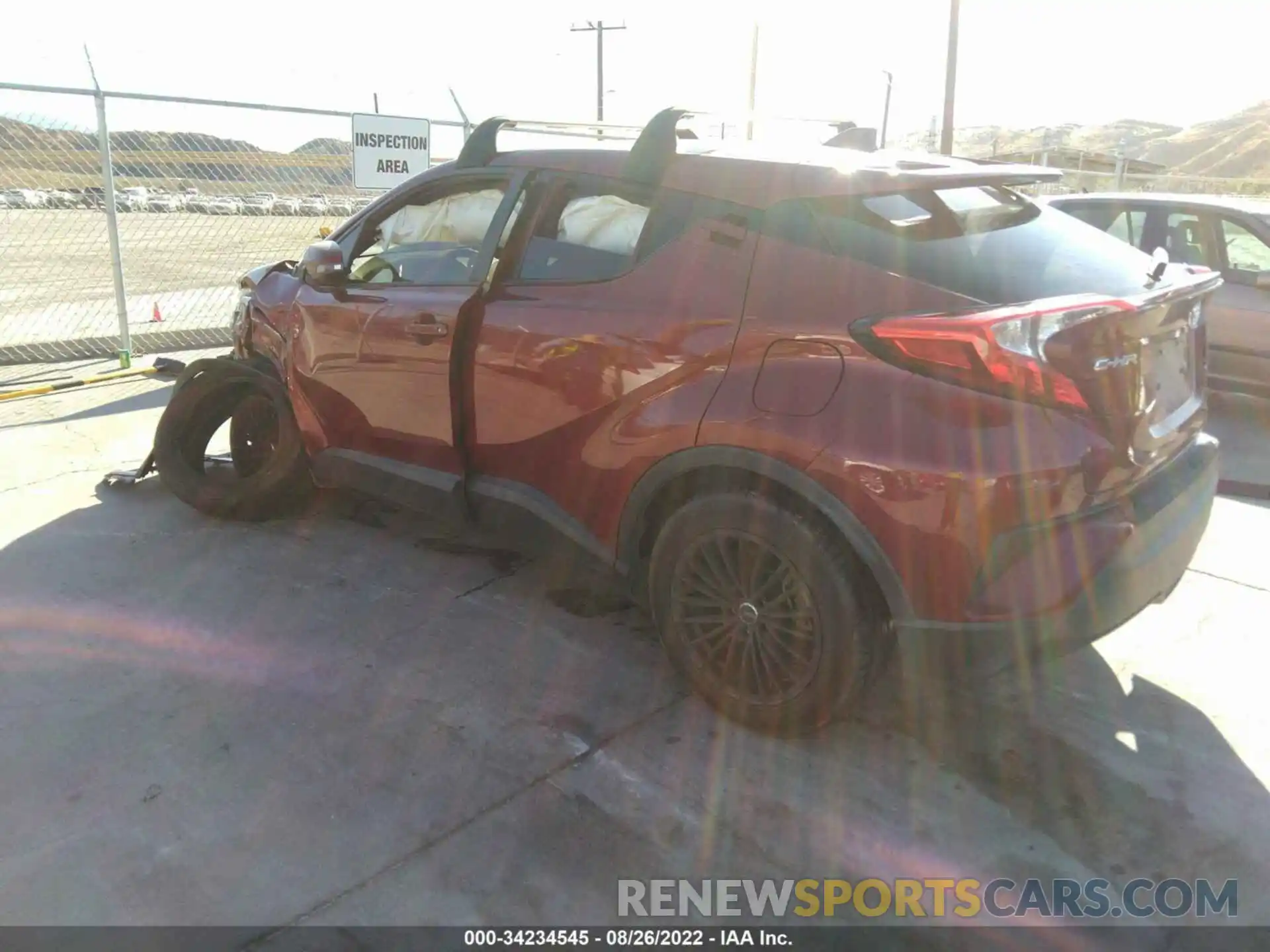 3 Photograph of a damaged car JTNKHMBX8K1034490 TOYOTA C-HR 2019