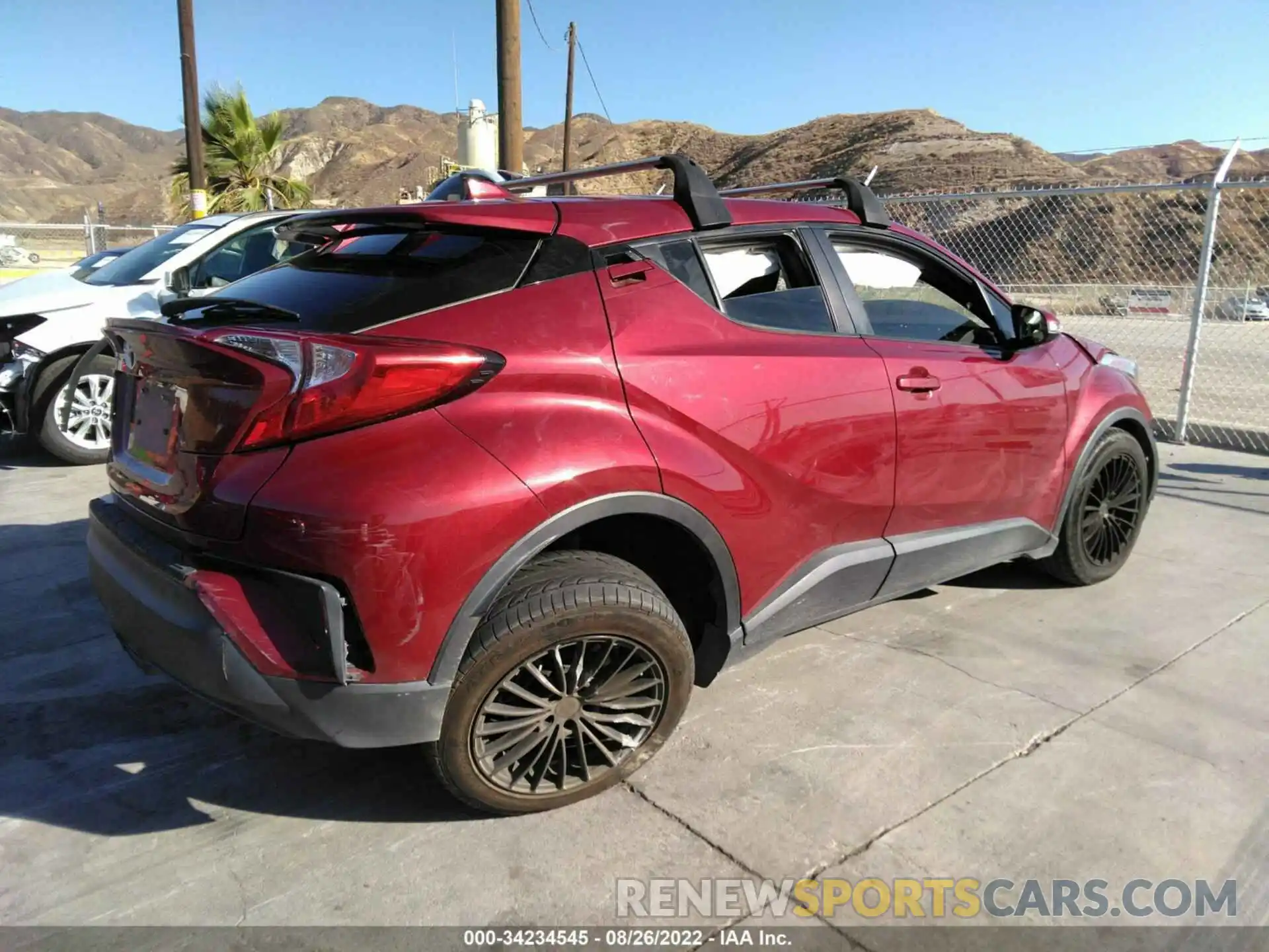 4 Photograph of a damaged car JTNKHMBX8K1034490 TOYOTA C-HR 2019