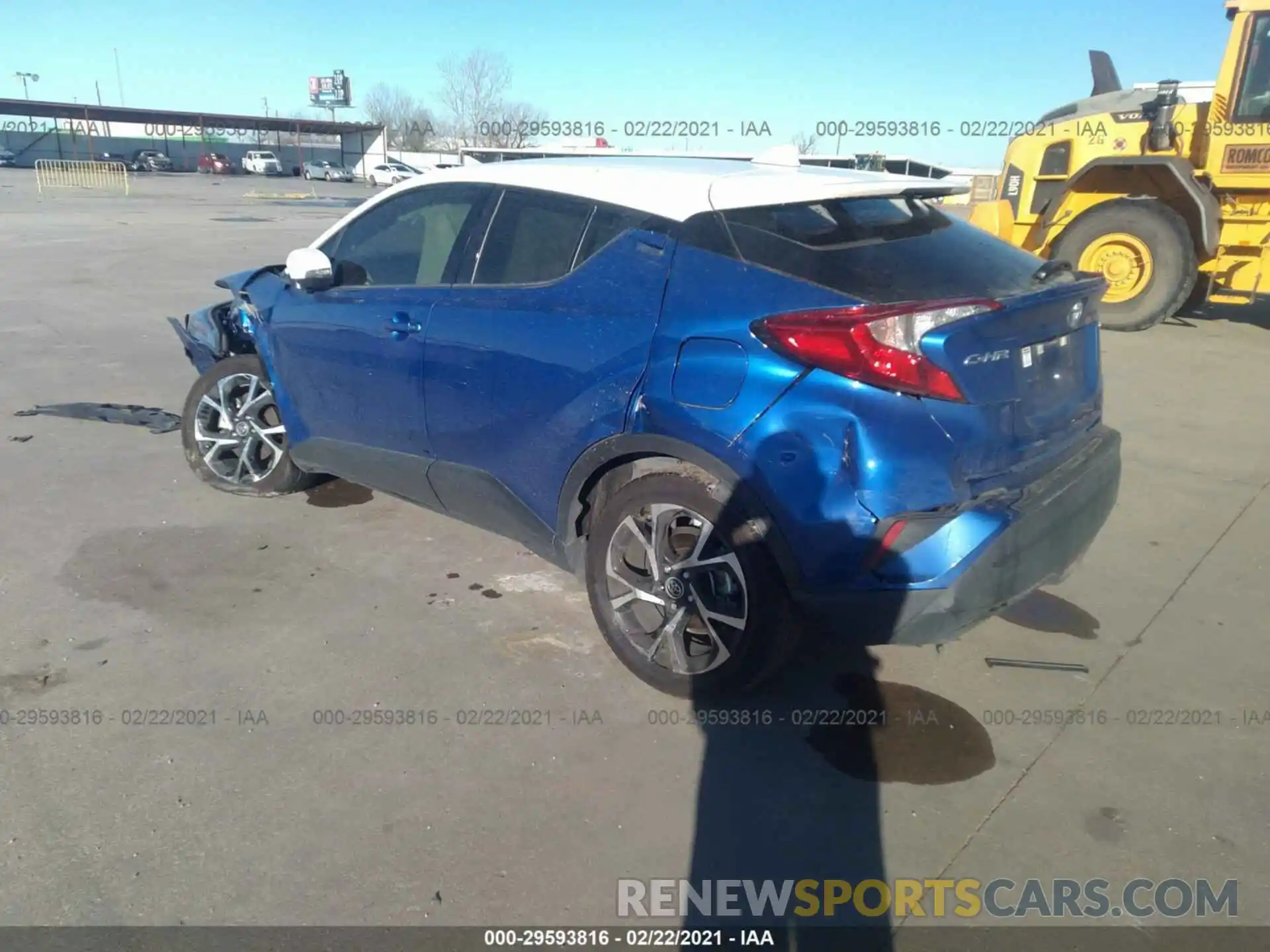 3 Photograph of a damaged car JTNKHMBX8K1034506 TOYOTA C-HR 2019