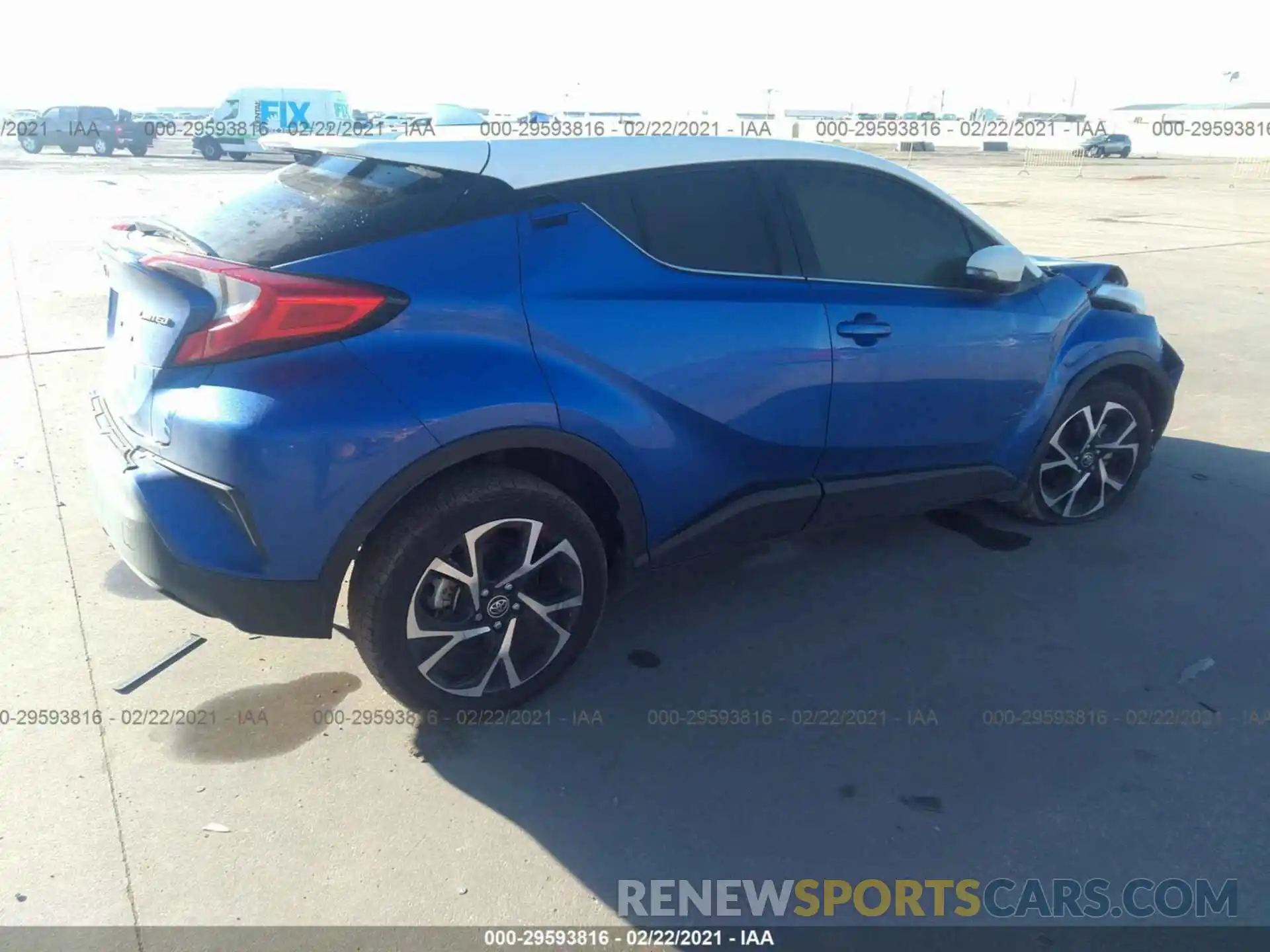 4 Photograph of a damaged car JTNKHMBX8K1034506 TOYOTA C-HR 2019