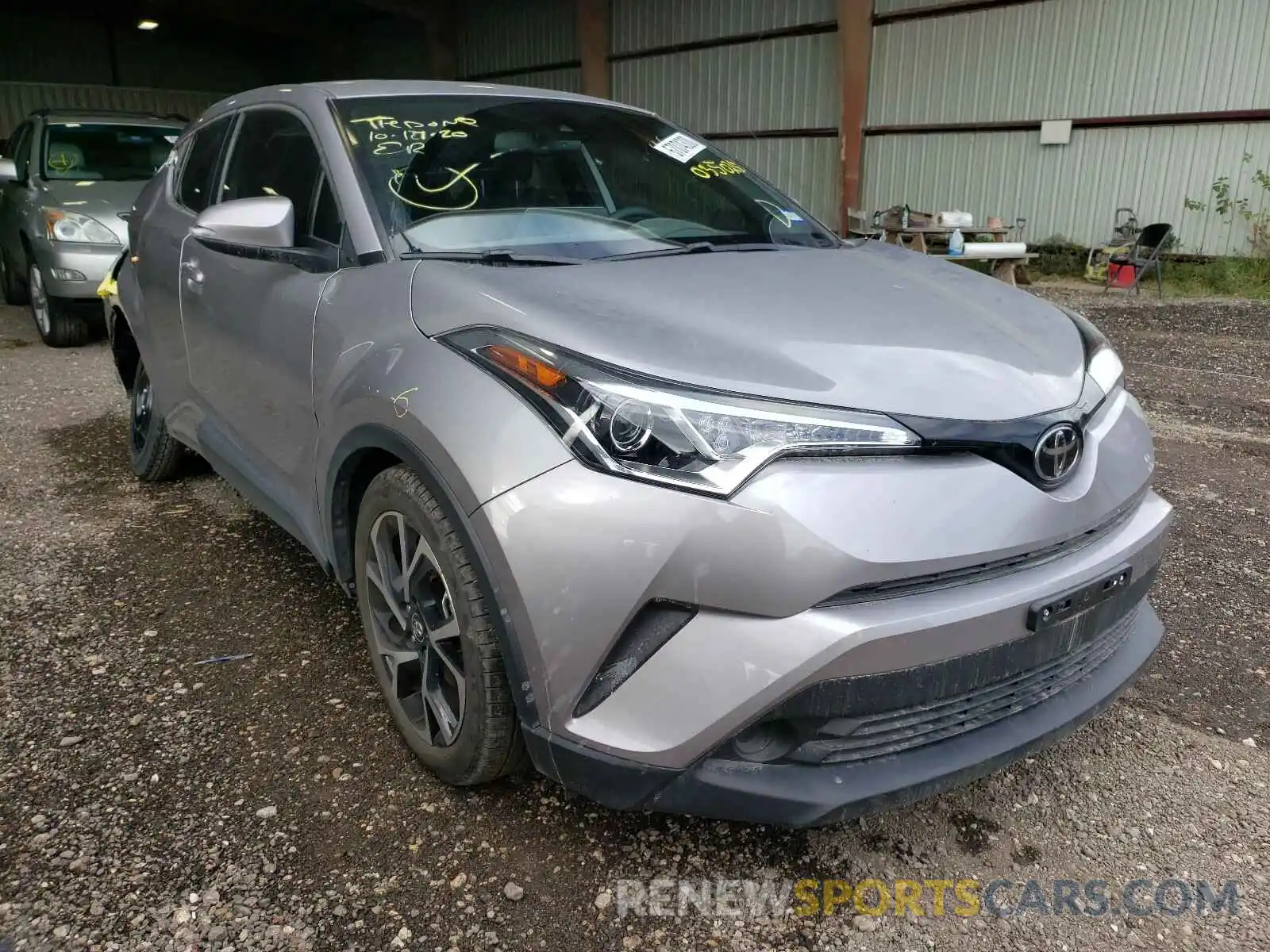 1 Photograph of a damaged car JTNKHMBX8K1035025 TOYOTA C-HR 2019