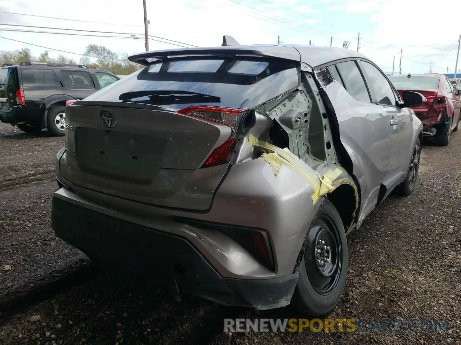 4 Photograph of a damaged car JTNKHMBX8K1035025 TOYOTA C-HR 2019