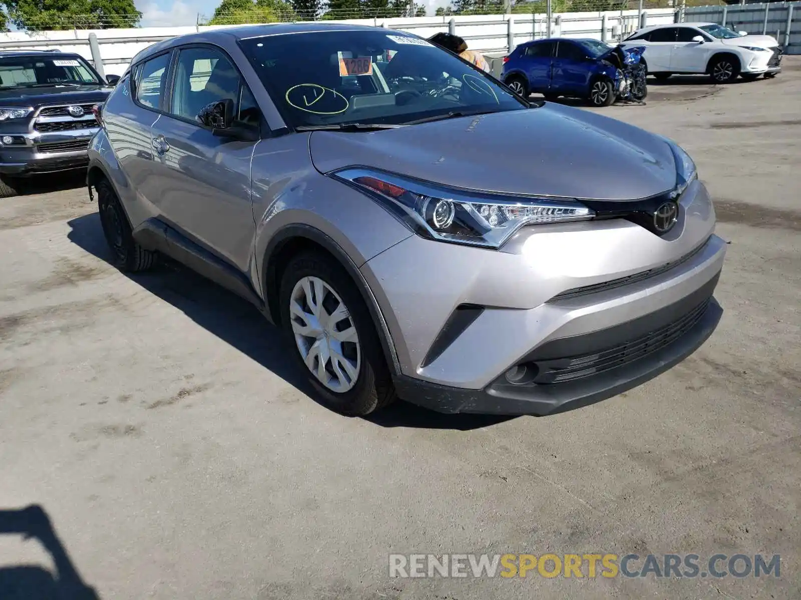 1 Photograph of a damaged car JTNKHMBX8K1035218 TOYOTA C-HR 2019