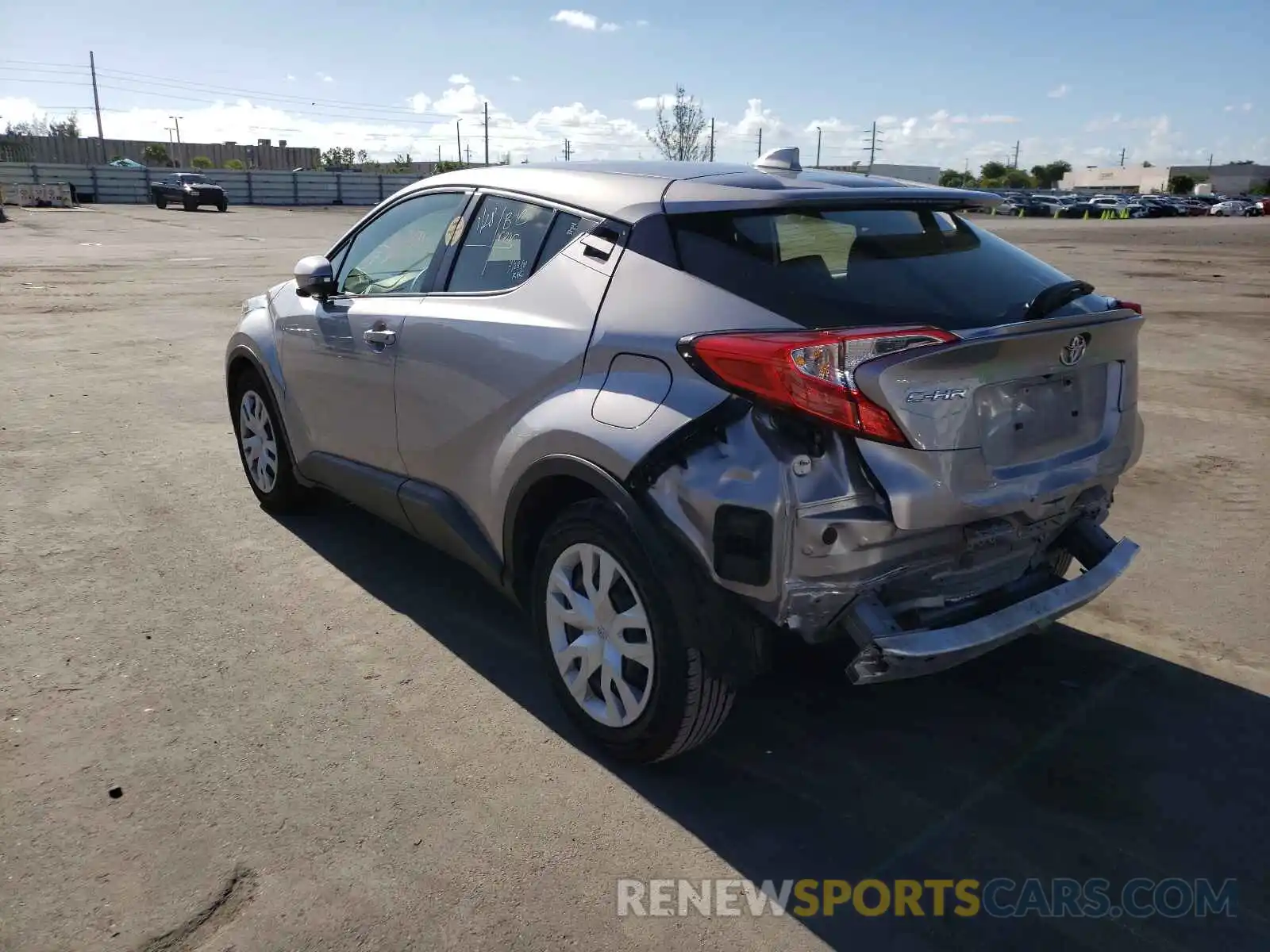 3 Photograph of a damaged car JTNKHMBX8K1035218 TOYOTA C-HR 2019