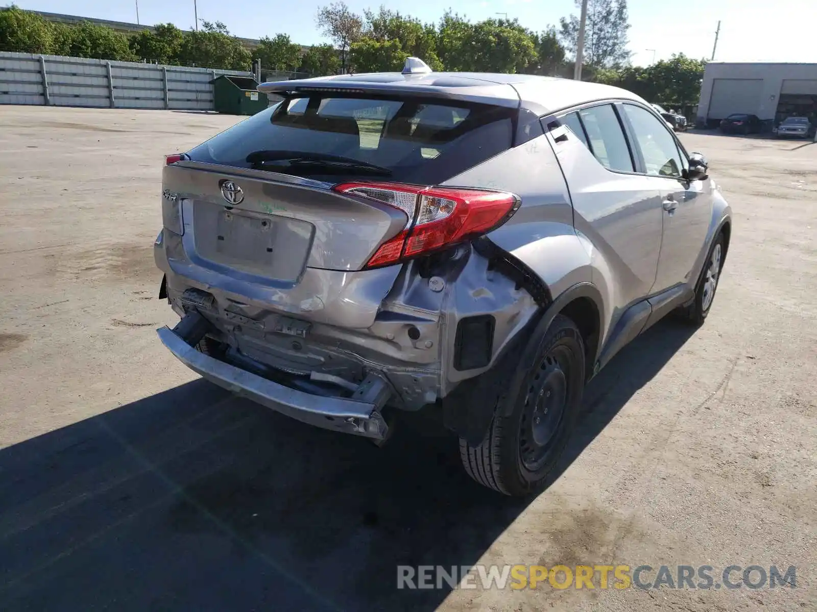 4 Photograph of a damaged car JTNKHMBX8K1035218 TOYOTA C-HR 2019