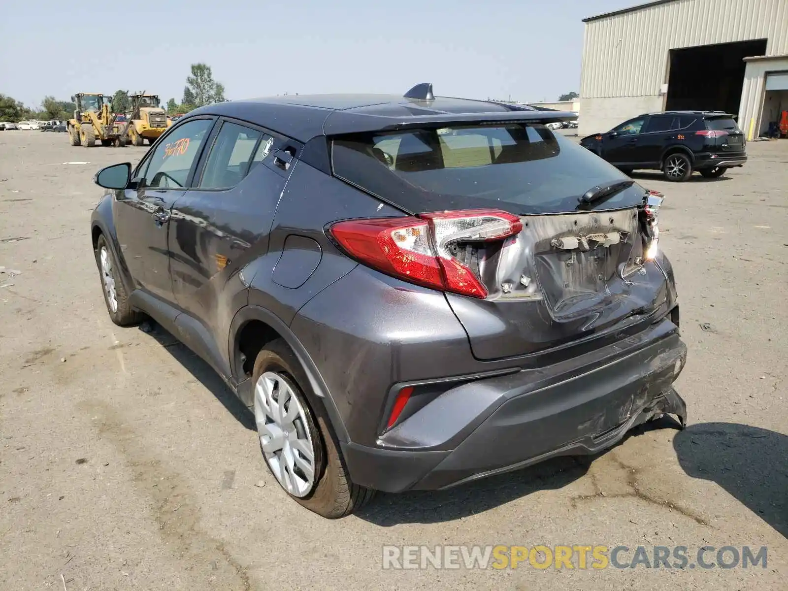 3 Photograph of a damaged car JTNKHMBX8K1035381 TOYOTA C-HR 2019