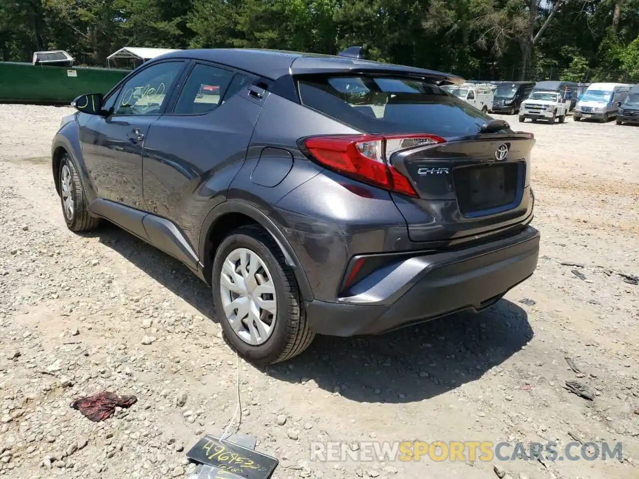 3 Photograph of a damaged car JTNKHMBX8K1035395 TOYOTA C-HR 2019