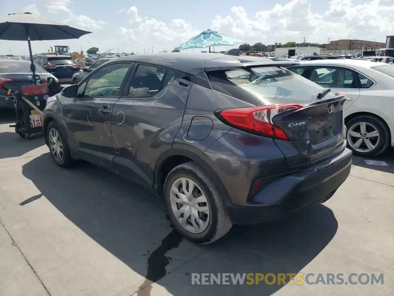 3 Photograph of a damaged car JTNKHMBX8K1035414 TOYOTA C-HR 2019