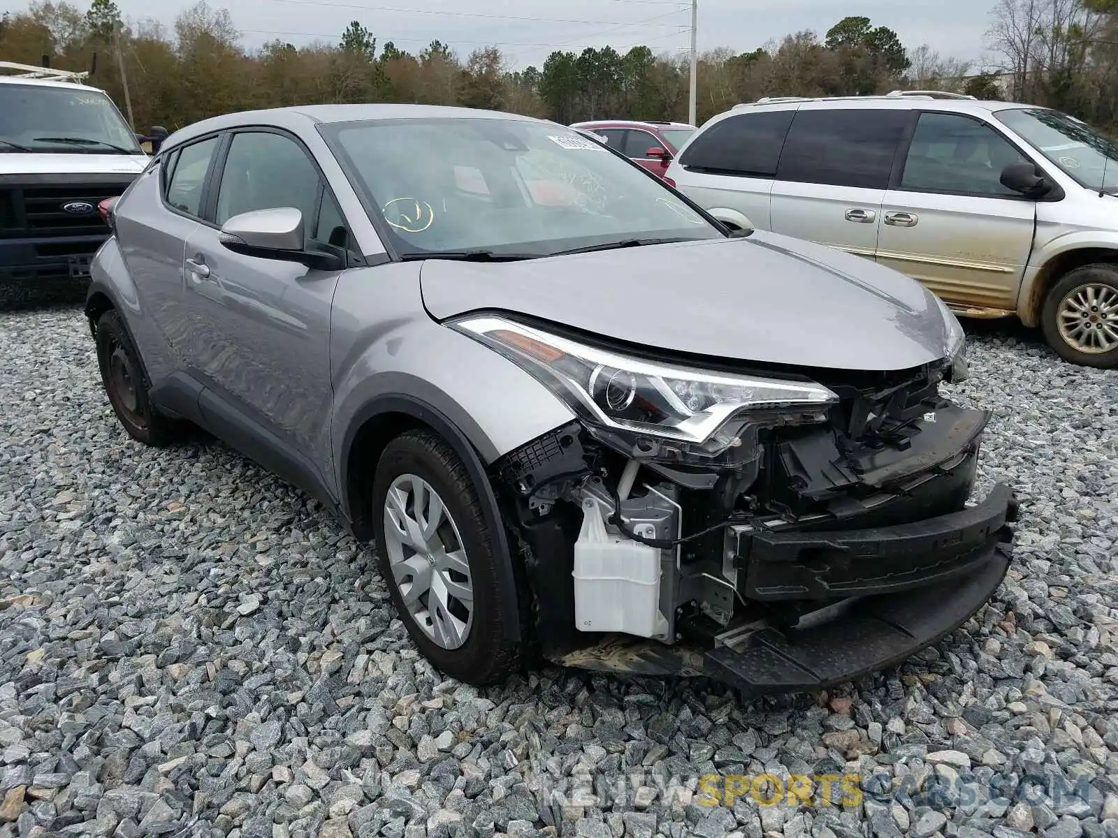 1 Photograph of a damaged car JTNKHMBX8K1035719 TOYOTA C-HR 2019
