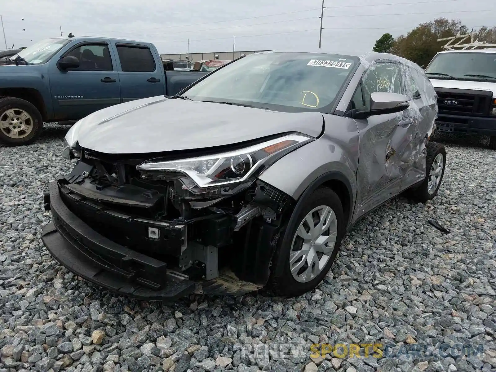 2 Photograph of a damaged car JTNKHMBX8K1035719 TOYOTA C-HR 2019