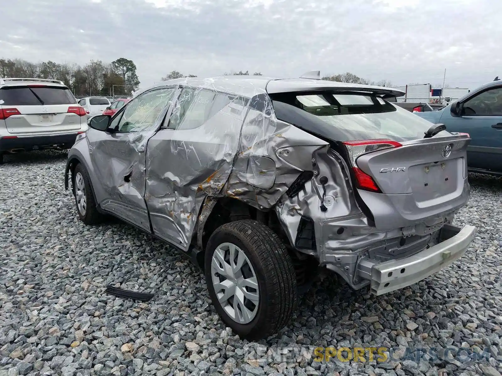 3 Photograph of a damaged car JTNKHMBX8K1035719 TOYOTA C-HR 2019