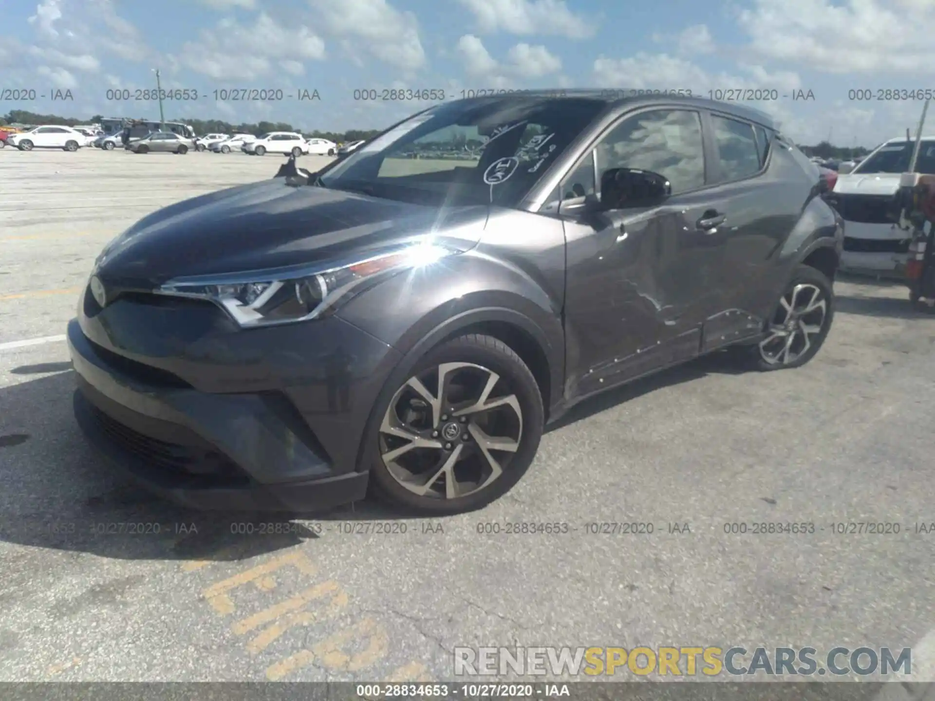 2 Photograph of a damaged car JTNKHMBX8K1035770 TOYOTA C-HR 2019