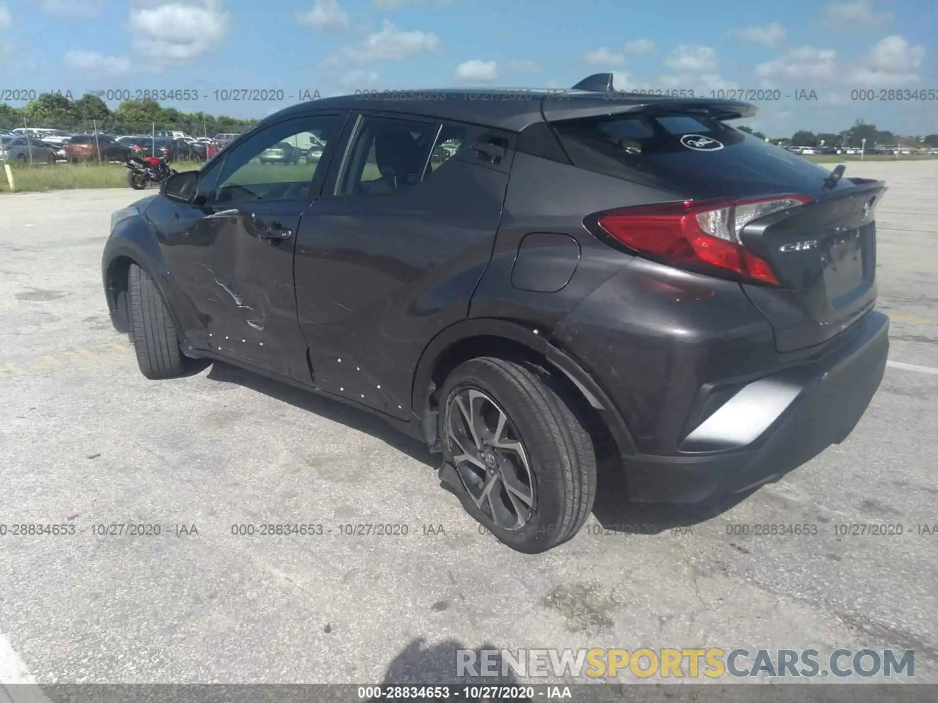 3 Photograph of a damaged car JTNKHMBX8K1035770 TOYOTA C-HR 2019