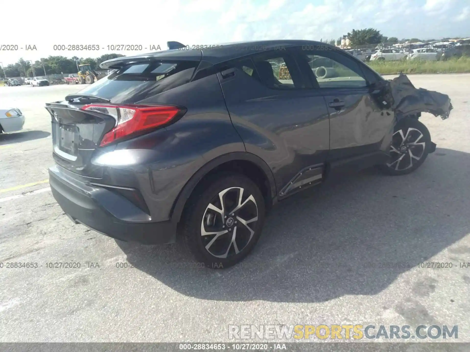 4 Photograph of a damaged car JTNKHMBX8K1035770 TOYOTA C-HR 2019