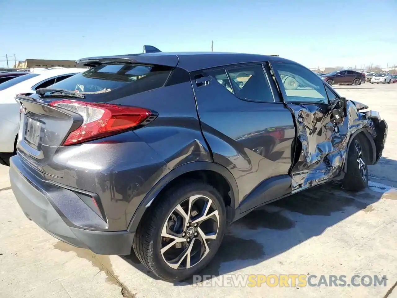 3 Photograph of a damaged car JTNKHMBX8K1036434 TOYOTA C-HR 2019