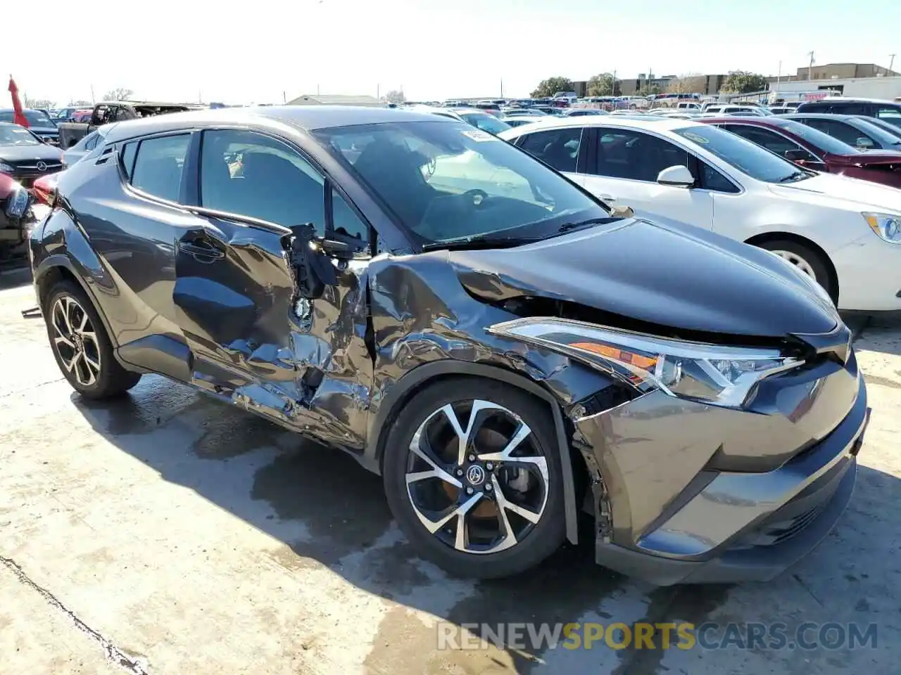 4 Photograph of a damaged car JTNKHMBX8K1036434 TOYOTA C-HR 2019