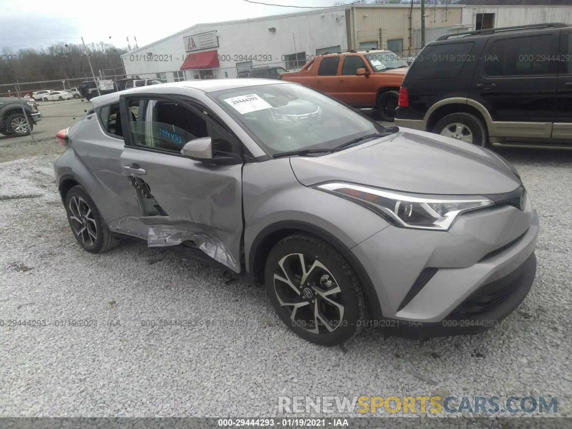 1 Photograph of a damaged car JTNKHMBX8K1037650 TOYOTA C-HR 2019