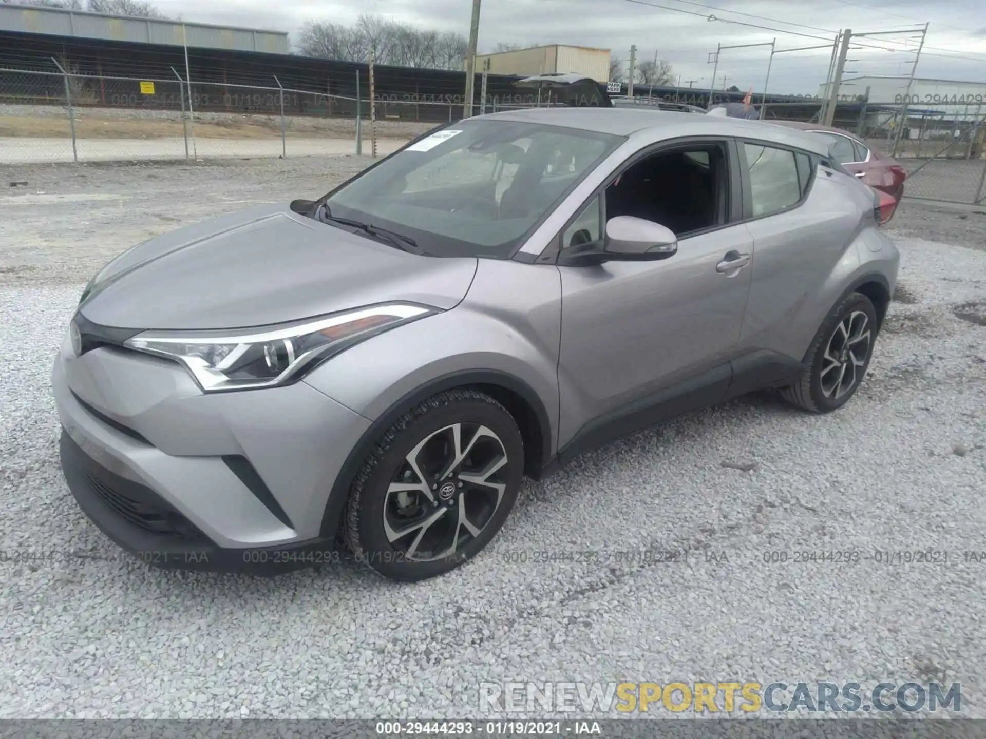 2 Фотография поврежденного автомобиля JTNKHMBX8K1037650 TOYOTA C-HR 2019