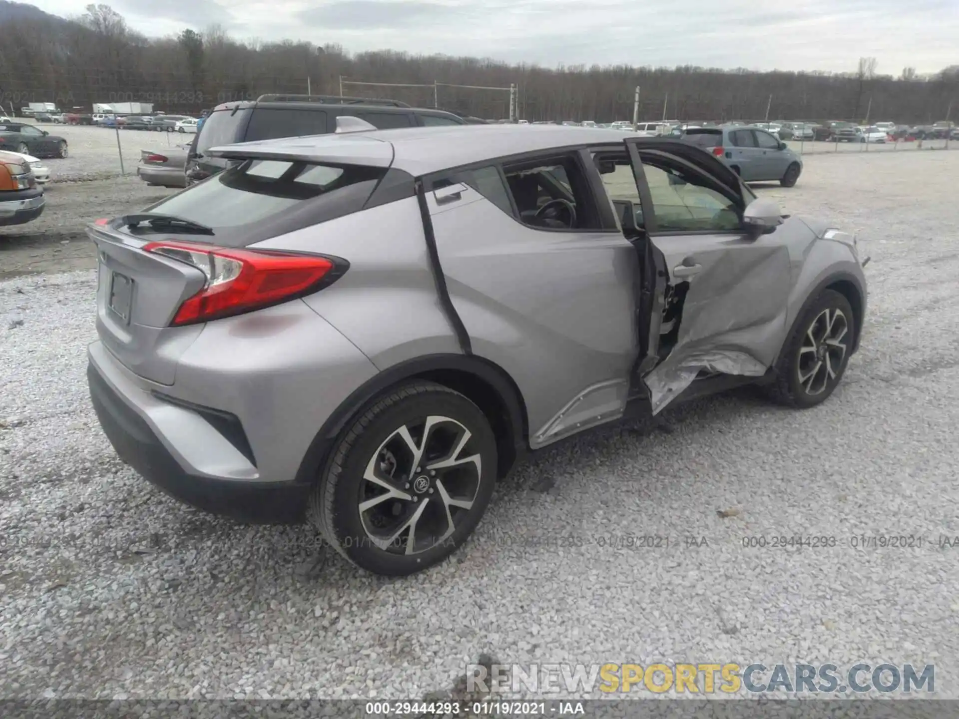 4 Photograph of a damaged car JTNKHMBX8K1037650 TOYOTA C-HR 2019