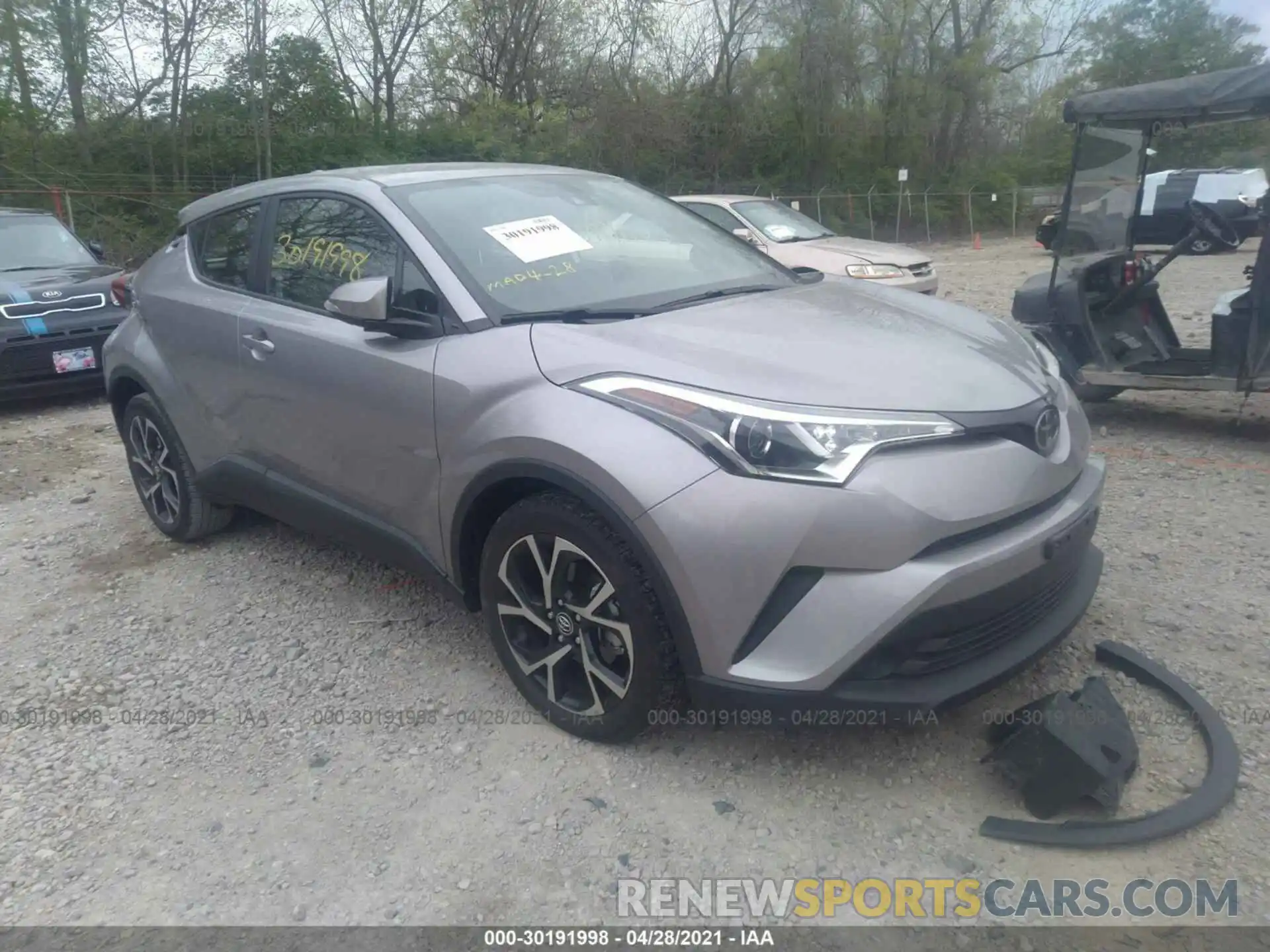 1 Photograph of a damaged car JTNKHMBX8K1038524 TOYOTA C-HR 2019