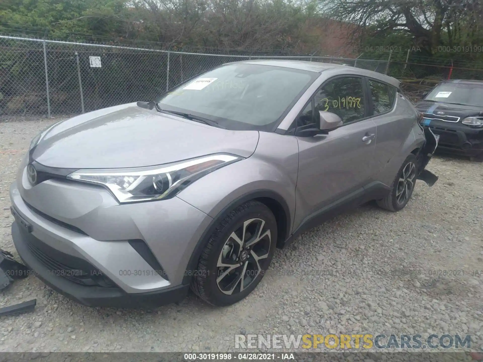 2 Photograph of a damaged car JTNKHMBX8K1038524 TOYOTA C-HR 2019