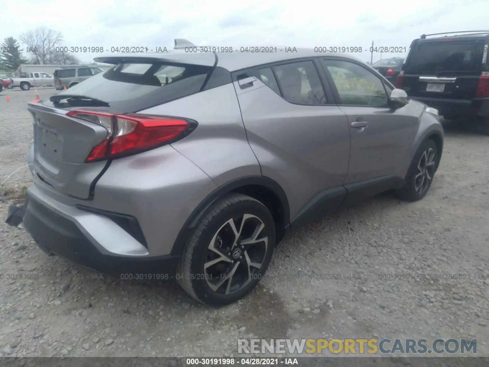 4 Photograph of a damaged car JTNKHMBX8K1038524 TOYOTA C-HR 2019