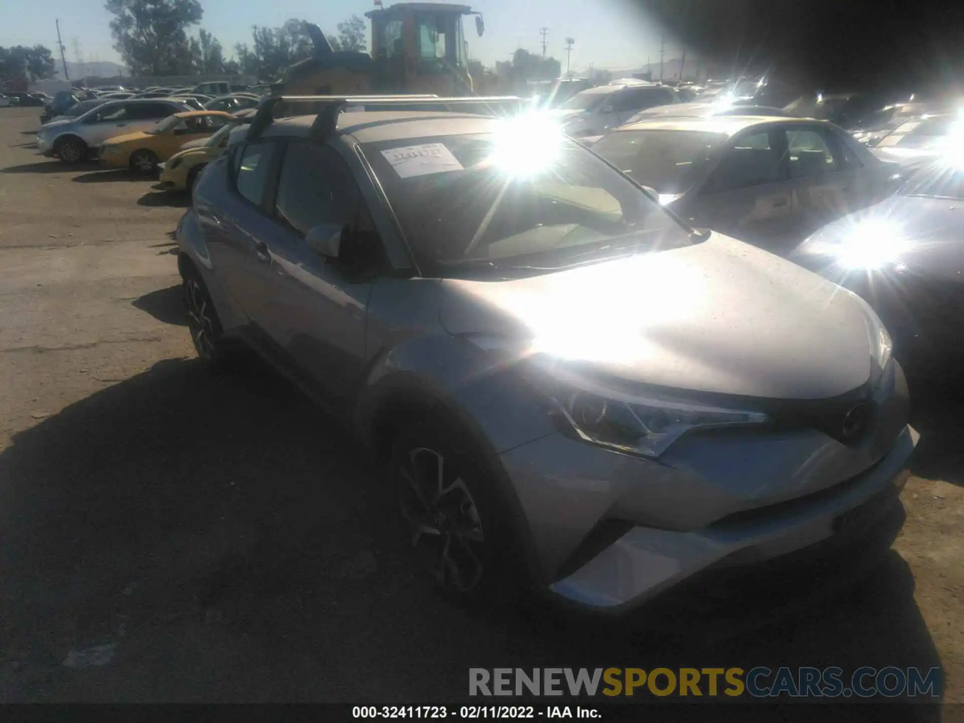 1 Photograph of a damaged car JTNKHMBX8K1038720 TOYOTA C-HR 2019