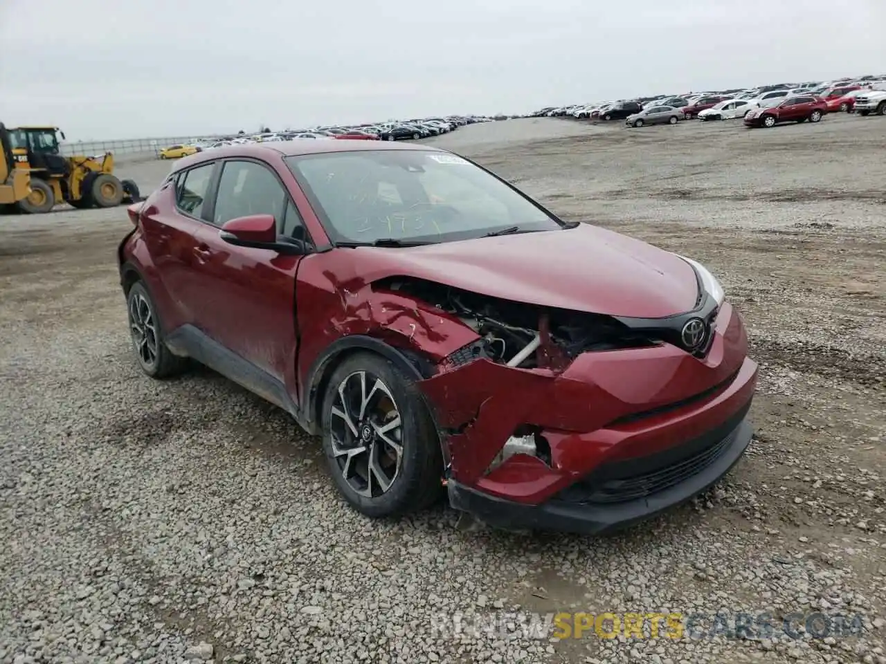 1 Photograph of a damaged car JTNKHMBX8K1039737 TOYOTA C-HR 2019