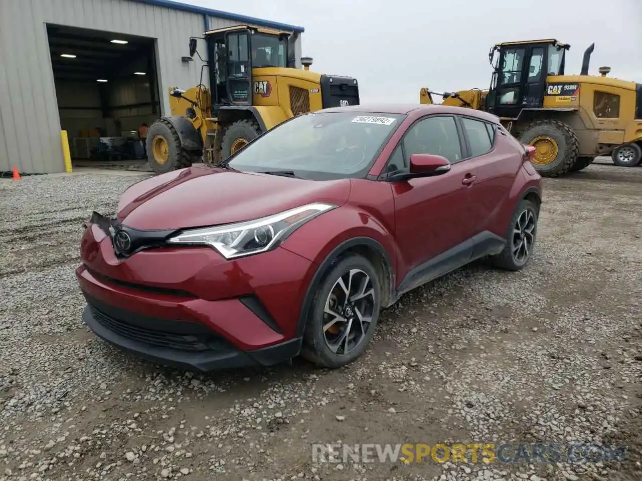 2 Photograph of a damaged car JTNKHMBX8K1039737 TOYOTA C-HR 2019