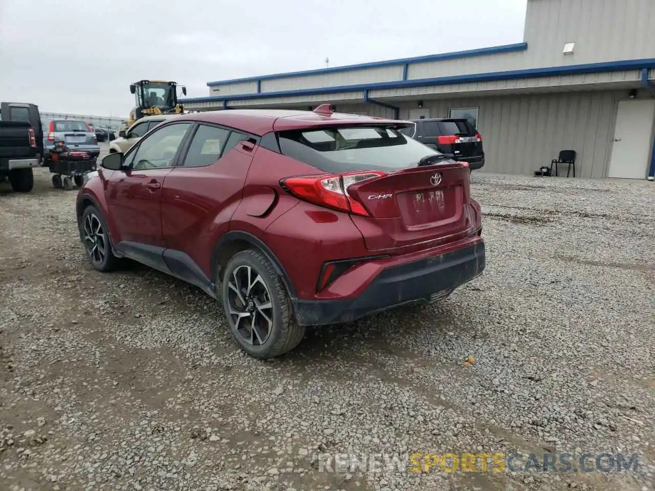 3 Photograph of a damaged car JTNKHMBX8K1039737 TOYOTA C-HR 2019