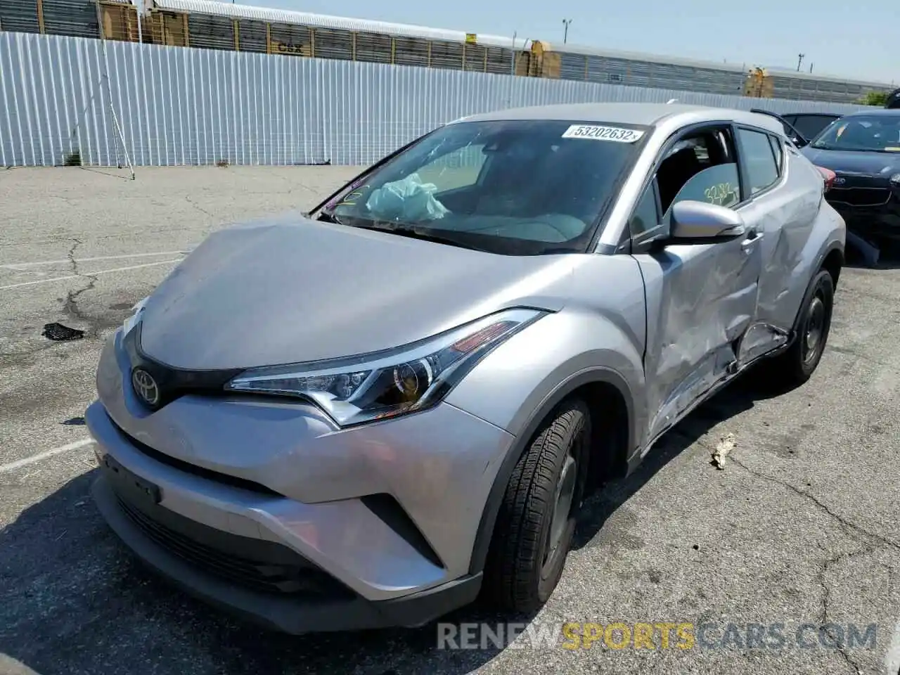 2 Фотография поврежденного автомобиля JTNKHMBX8K1039818 TOYOTA C-HR 2019