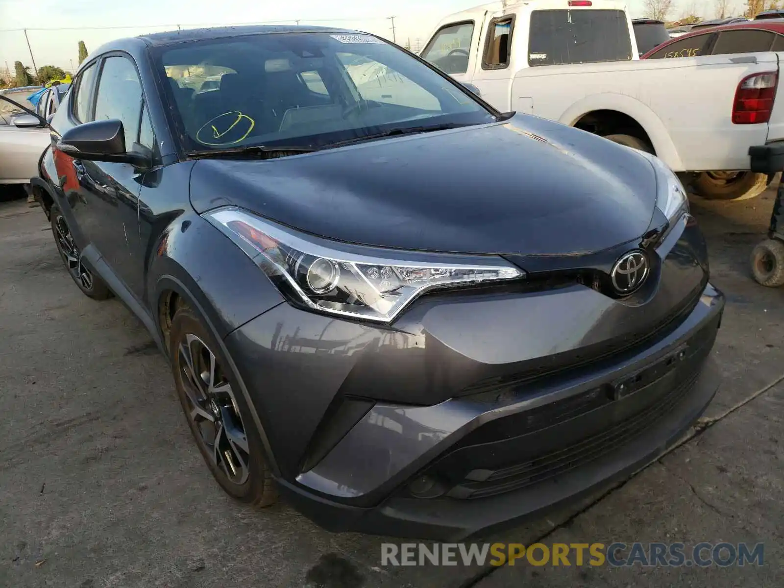 1 Photograph of a damaged car JTNKHMBX8K1041388 TOYOTA C-HR 2019