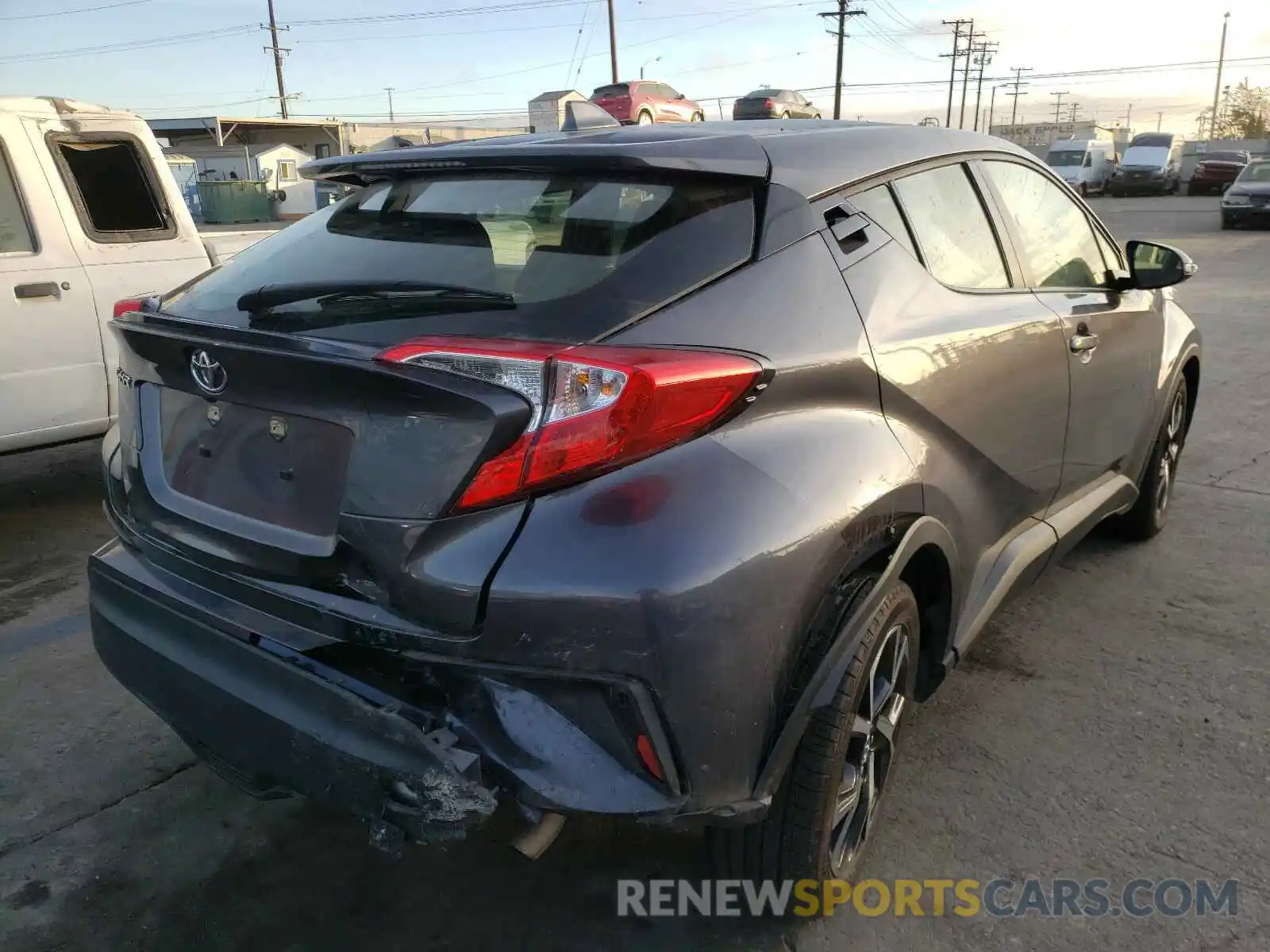 4 Photograph of a damaged car JTNKHMBX8K1041388 TOYOTA C-HR 2019