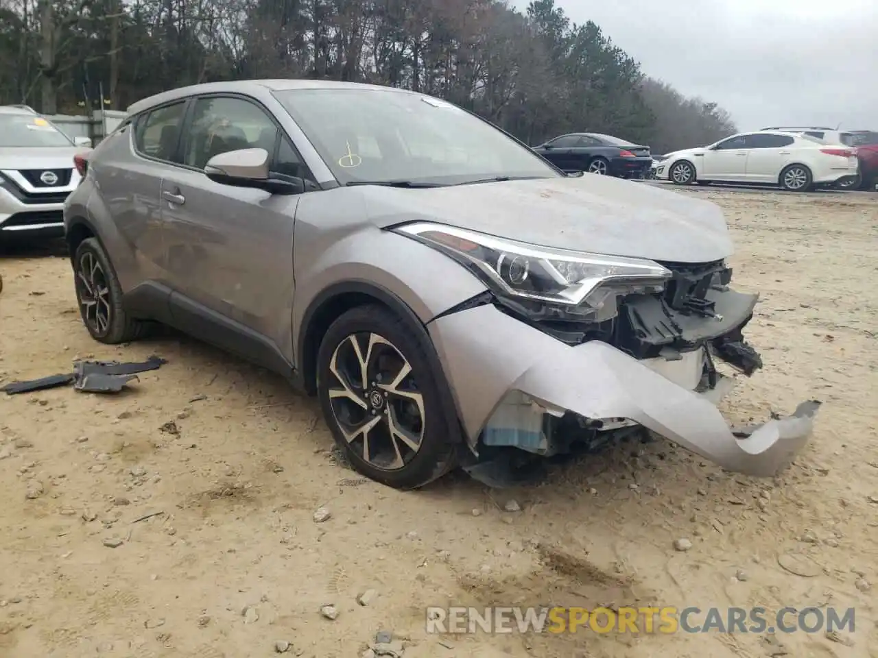 1 Photograph of a damaged car JTNKHMBX8K1041830 TOYOTA C-HR 2019