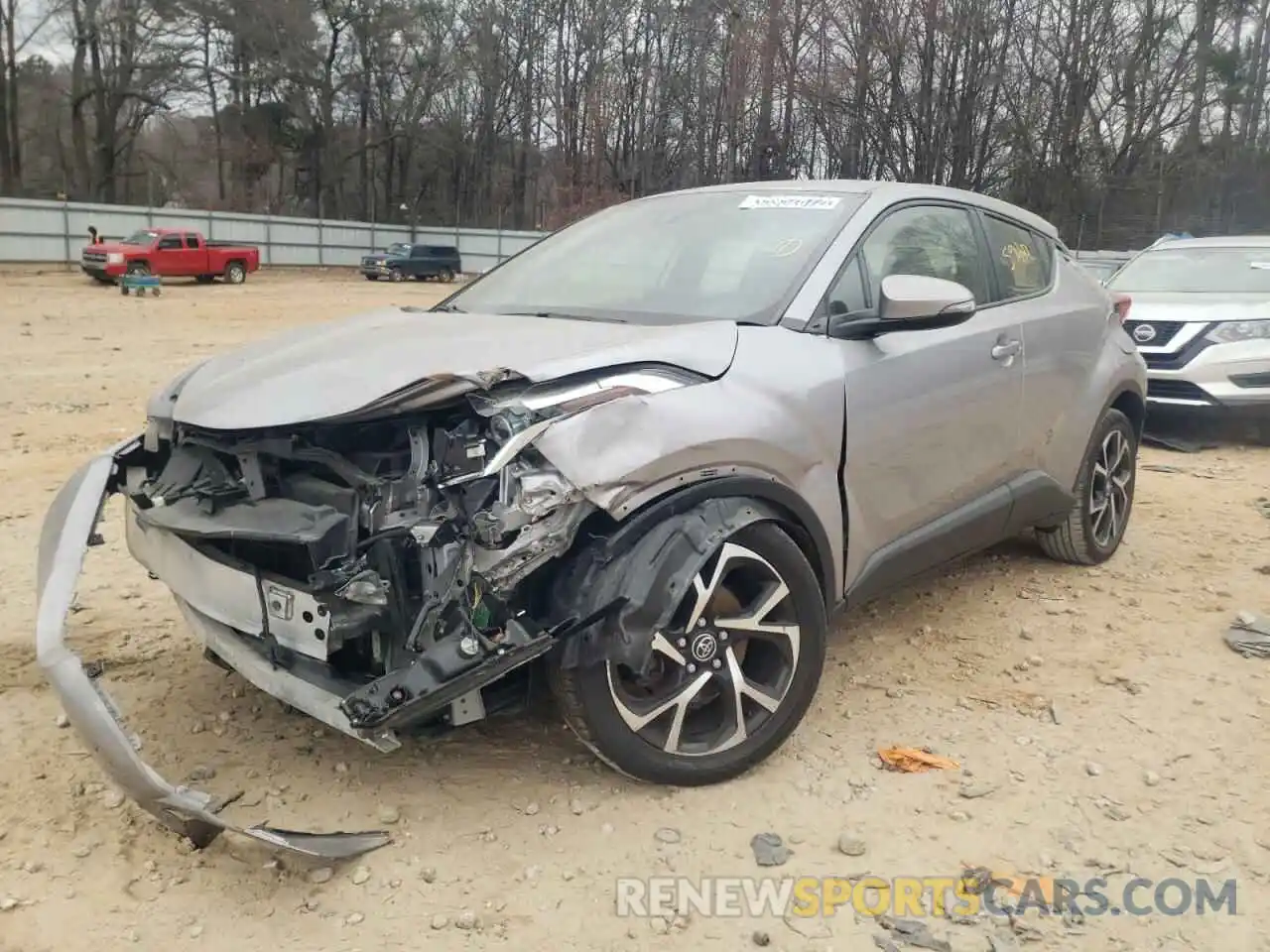 2 Photograph of a damaged car JTNKHMBX8K1041830 TOYOTA C-HR 2019