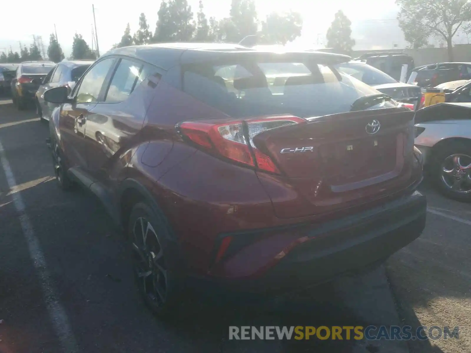 3 Photograph of a damaged car JTNKHMBX8K1042850 TOYOTA C-HR 2019