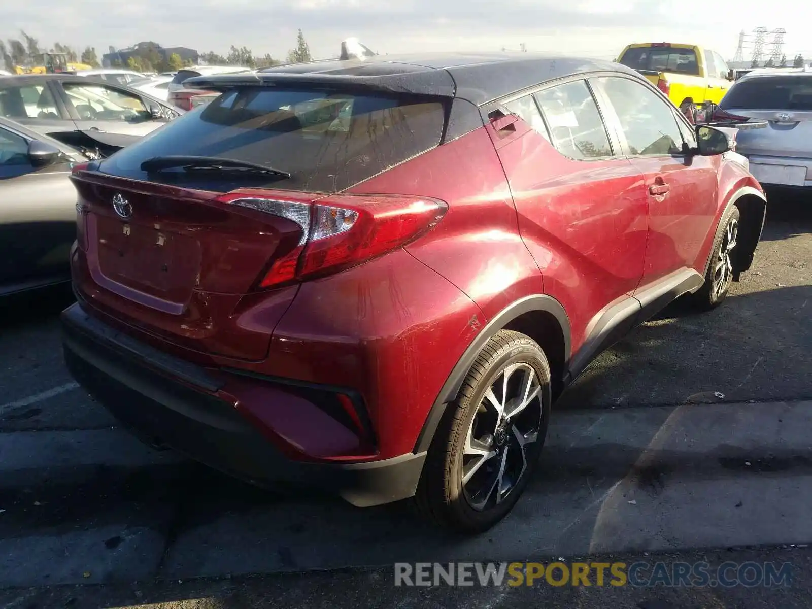 4 Photograph of a damaged car JTNKHMBX8K1042850 TOYOTA C-HR 2019