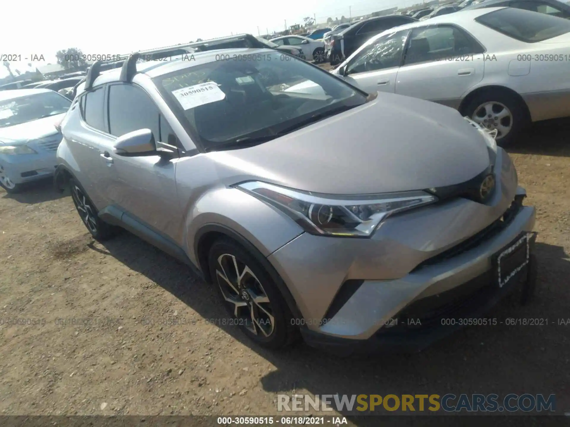 1 Photograph of a damaged car JTNKHMBX8K1043688 TOYOTA C-HR 2019